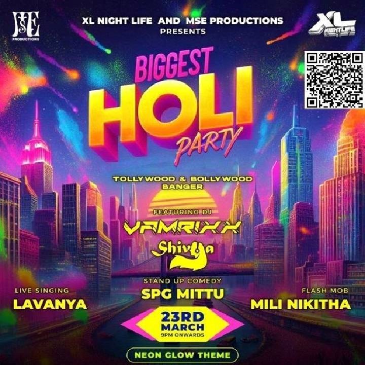 The Ultimate Explosion of Neon & Beats Awaits This Holi
