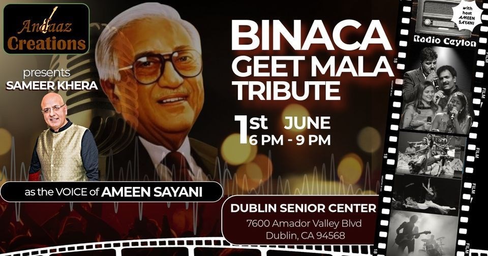 Groove to the Iconic Tunes of Binaca Geetmala: A Live Band Musical Tribute in Dublin!