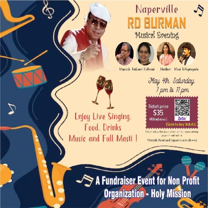 Naperville Comes Alive with an RD Burman Musical Evening Extravaganza