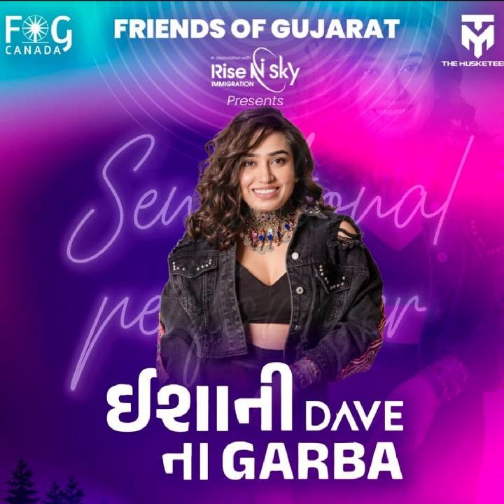 Thangaat Raas Garba'24: Catch Ishani Dave Live – A Musical Journey Across the USA & Canada