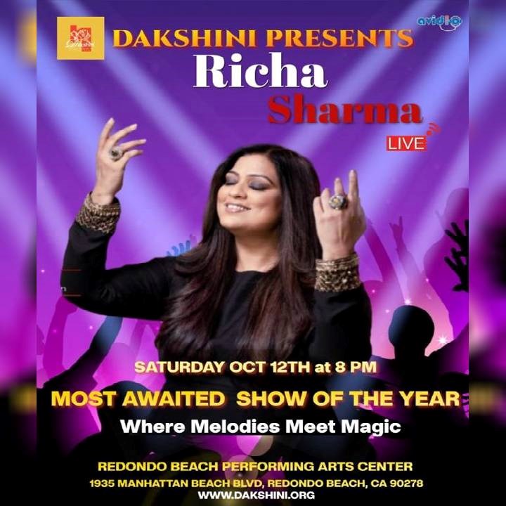 Experience an Unforgettable Evening with Richa Sharma Live in Los Angeles!