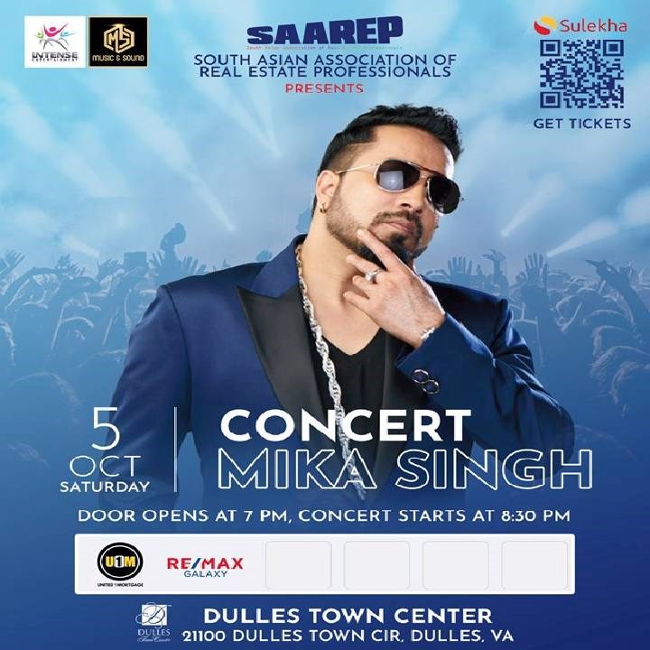 Mika Singh USA Tour 2024: A Night of Electrifying Music at Dulles Town Center