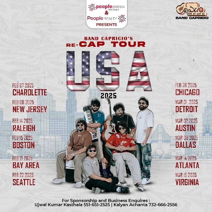 Band Capricio – Re-Cape Tour 2025 Live in USA