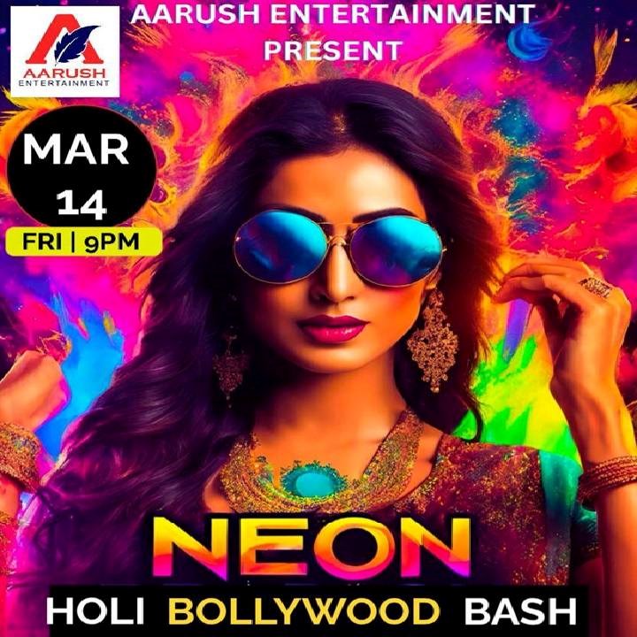 Neon Holi Bollywood Bash 2025 – The Most Electrifying Holi Celebration in Illinois!