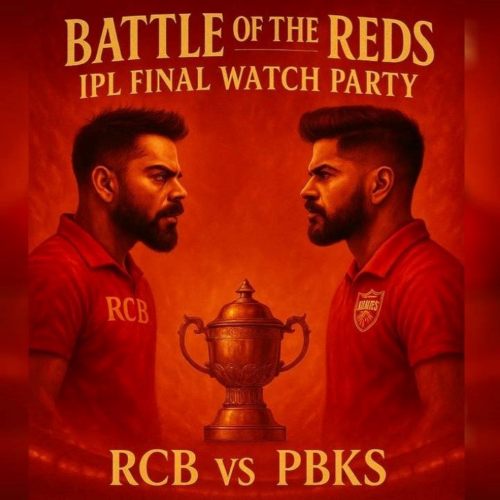 Battle of the Reds: Boston’s ONLY IPL Final Watch Party – Who Will You Cheer For