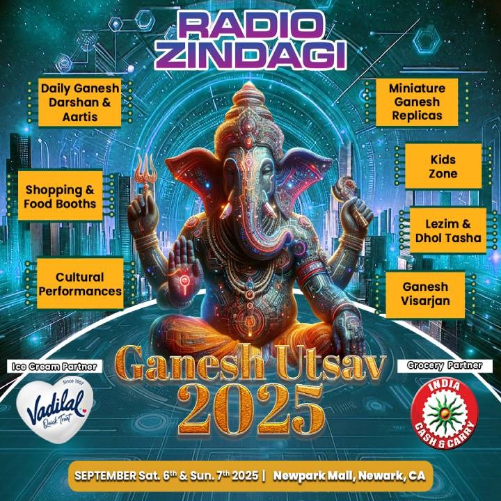 Ganesh Utsav 2025: Two Days of Devotion, Culture & Celebration in Newark