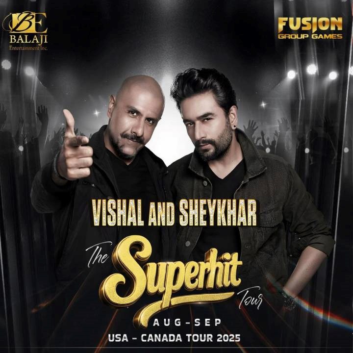 Vishal & Sheykhar – The Superhit Tour Live in USA 2025