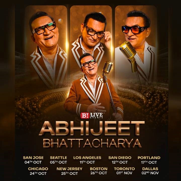 Abhijeet Bhattacharya Retro 90’s North America Tour – Relive the Golden Era of Bollywood Live!