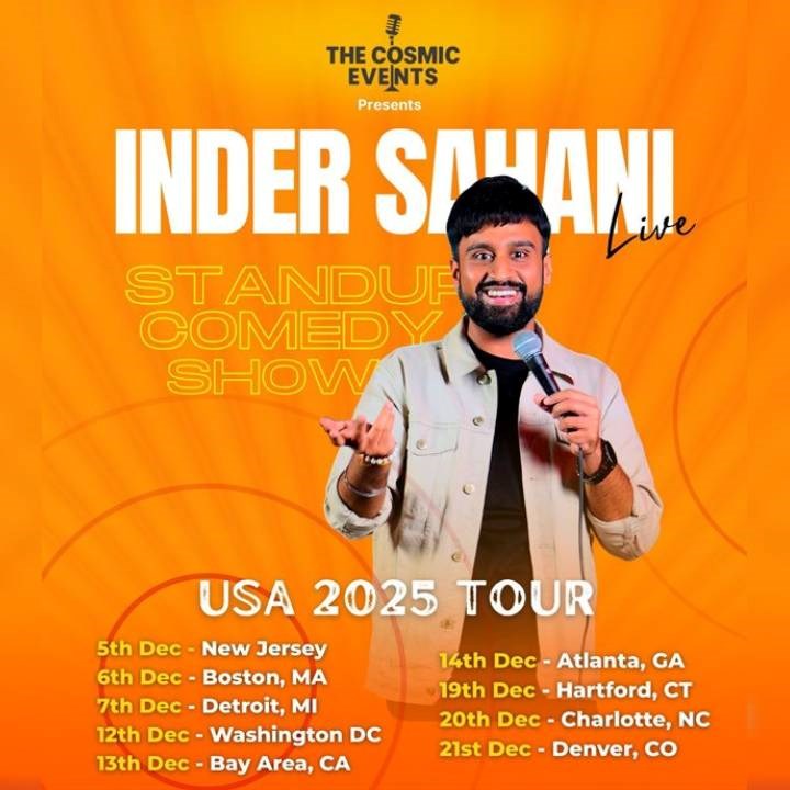 Experience the Comedy of Inder Sahani Live