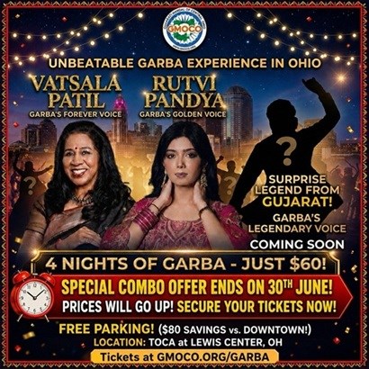 Garba Dandiya 2026: Four Spectacular Nights with Rutvi Pandya, Vatsala Patil & a Surprise Gujarati Legend