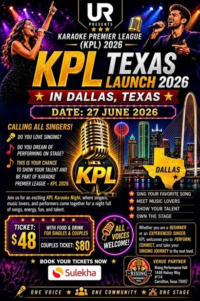 KPL Texas Launch 2026: Karaoke Premier League Arrives in Dallas