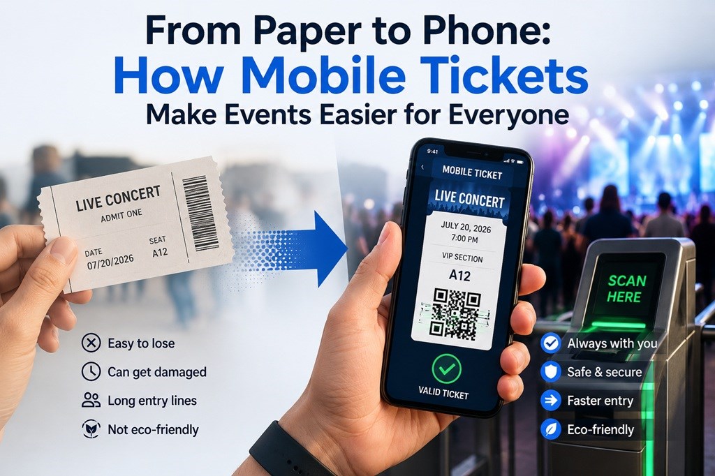 From Paper to Phone: How Mobile Tickets Make Events Easier for Everyone