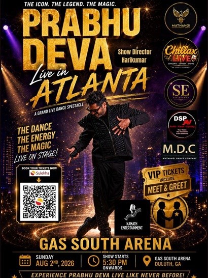 Prabhu Deva Live in Atlanta 2026