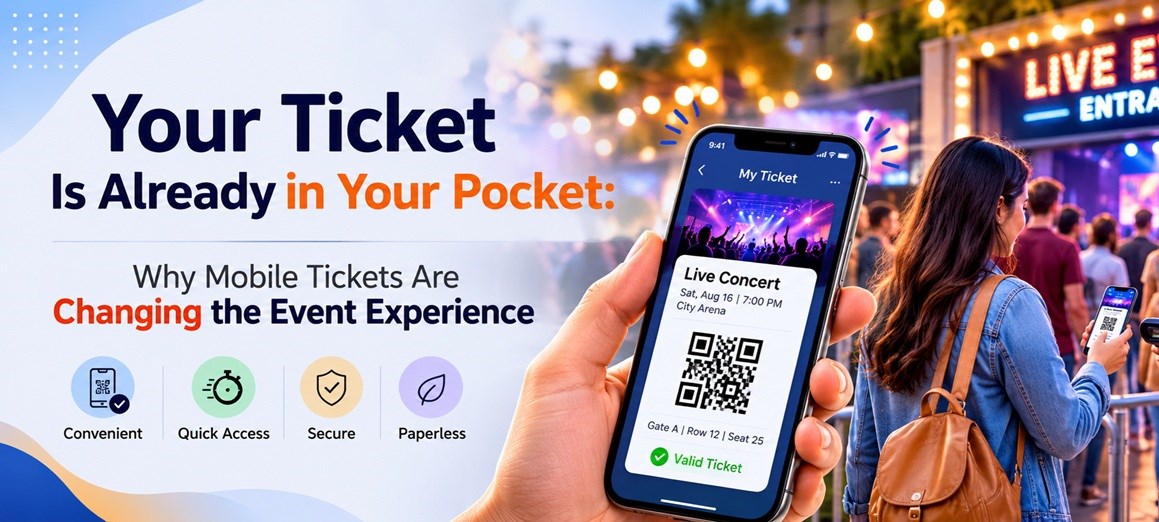 Your Ticket Is Already in Your Pocket: Why Mobile Tickets Are Changing the Event Experience