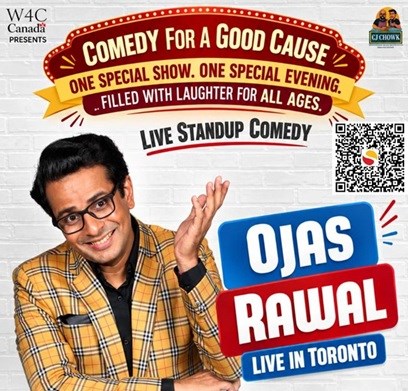 Standup Comedy by Ojas Rawal in Toronto 2026: An Evening of Laughter for a Good Cause