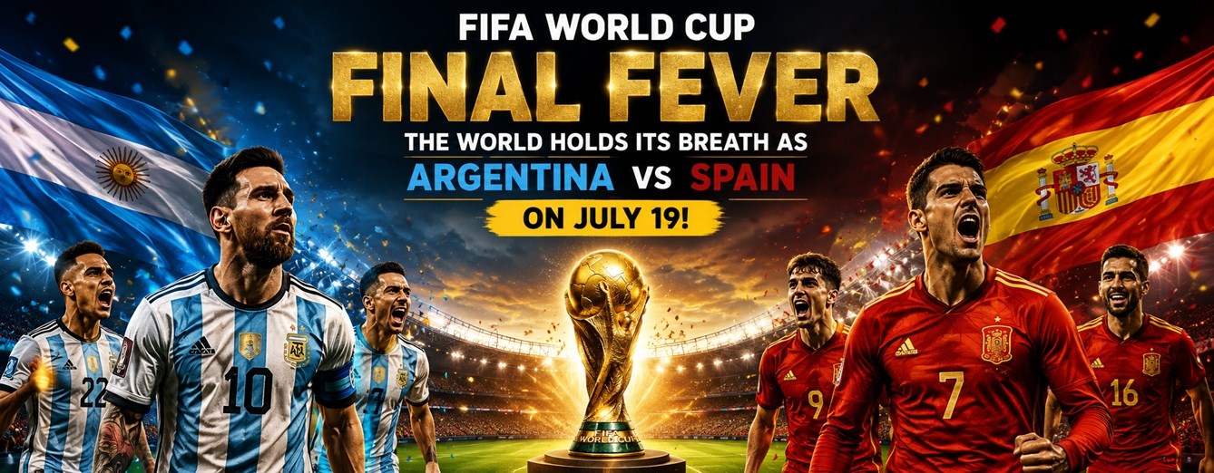 FIFA World Cup Final Fever: The World Holds Its Breath as Argentina Faces Spain on July 19!