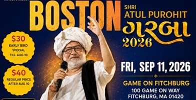 Get Ready to Raas! The Legend Atul Purohit Brings the Ultimate Garba Experience to Boston! 