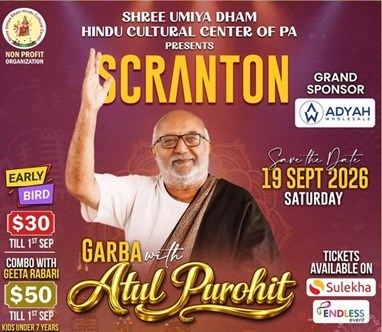 Garba With Atul Purohit – Navratri Dhamaka in Scranton, PA
