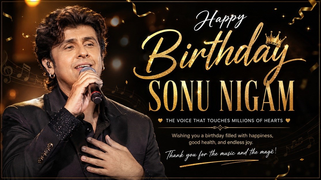 Happy Birthday, Maestro! Celebrate Sonu Nigam’s Legacy Live on His Revolution Tour 2026