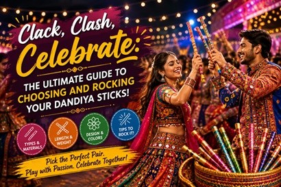 Clack, Clash, Celebrate: The Ultimate Guide to Choosing and Rocking Your Dandiya Sticks!