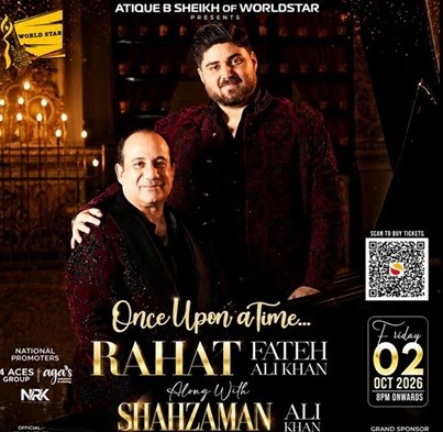 Rahat Fateh Ali Khan Returns to North America: Three Unmissable Concerts This October