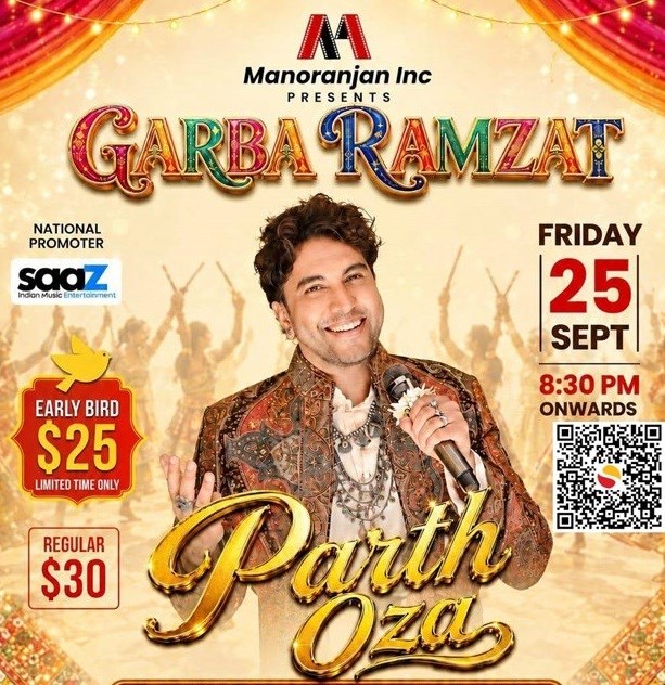 Houston, Get Ready to Twirl: Parth Oza Brings ‘Garba Ramzat’ to Texas for a Massive 5-Hour Navratri Night