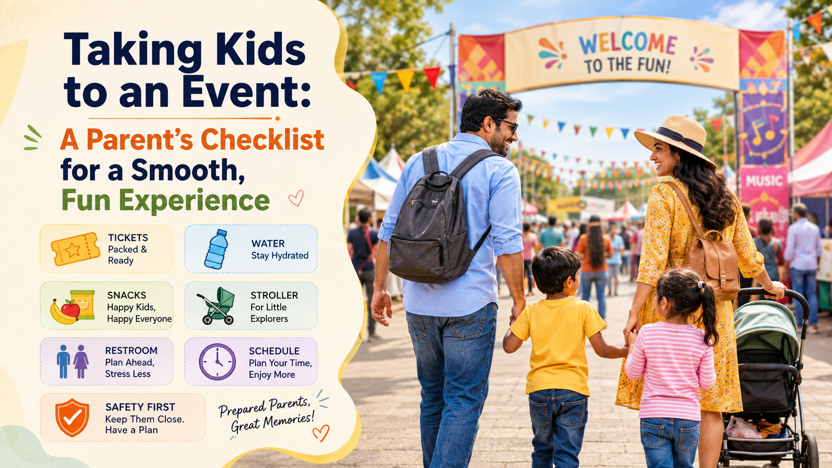 Taking Kids to an Event: A Parent's Checklist for a Smooth, Fun Experience