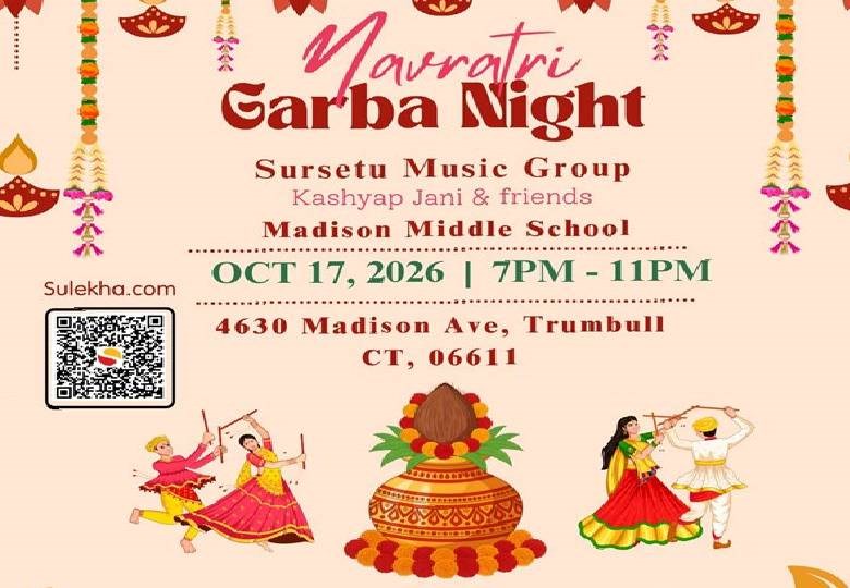 Navratri Garba Night in Connecticut: A Celebration of Rhythm, Color, and Culture