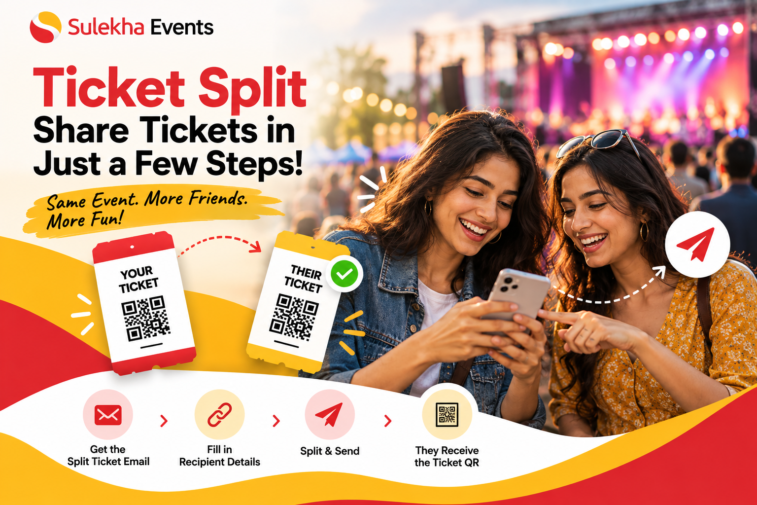 How to Split and Transfer Your Tickets on Sulekha Events