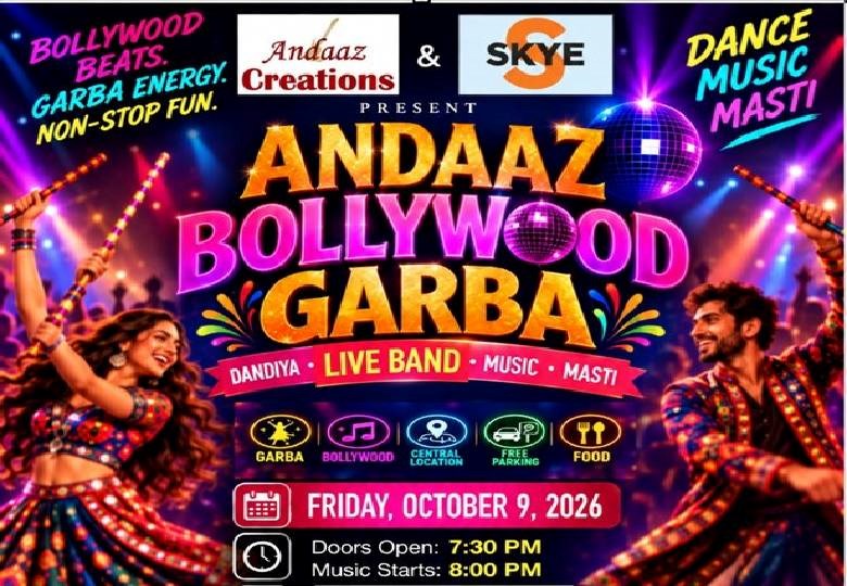  Don’t Just Garba — Bolly Garba: Get Ready for a High-Energy Navratri Night in Milpitas