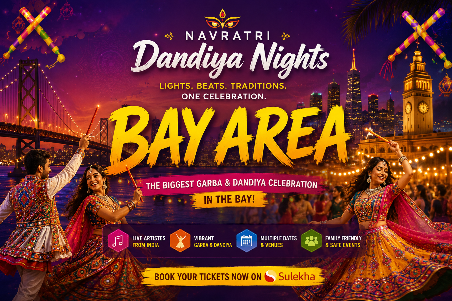Bay Area Navratri 2026: The Ultimate Garba & Dandiya Guide