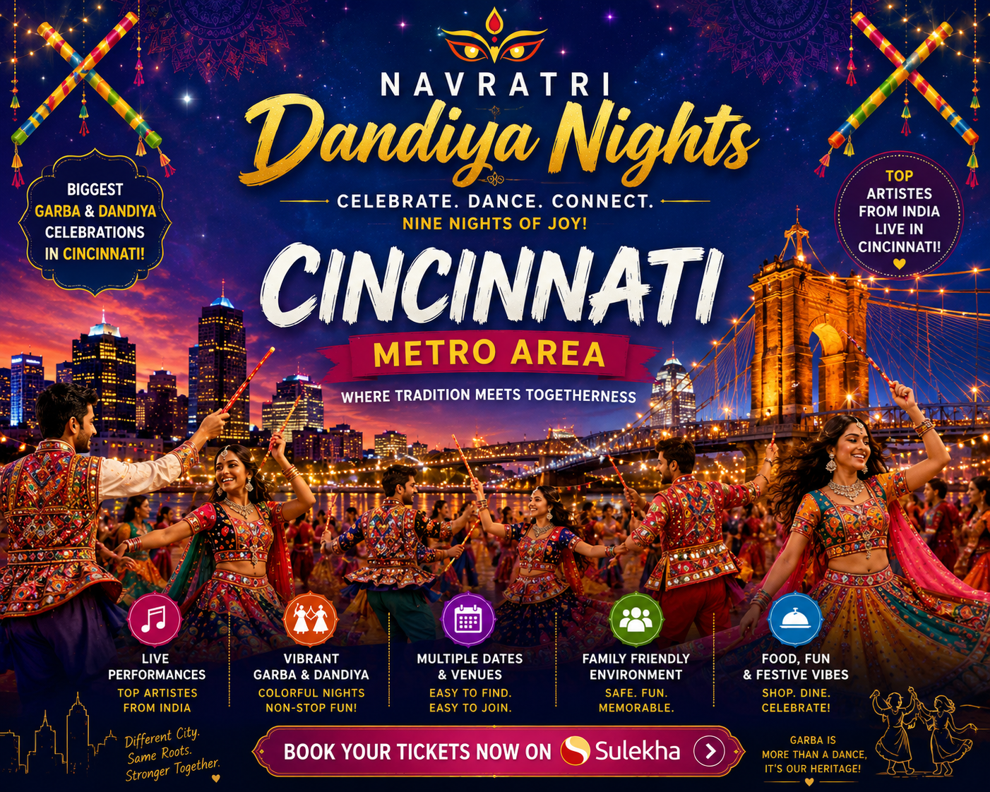Cincinnati Garba Fever Begins: Navratri 2026 Is Calling!