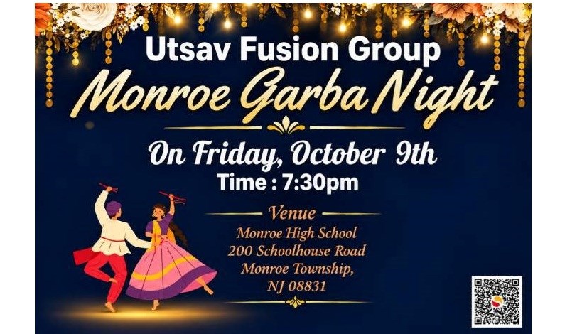 Grab Your Sticks, Monroe — Garba Night Is Coming to Town!