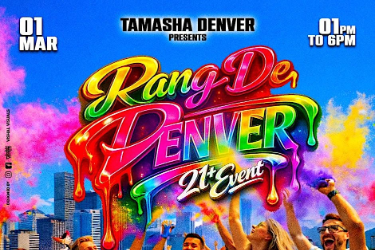 Blue Glove Presents: RANG DE DENVER 2026 | HOLI FEST VINLY ROOFTOP