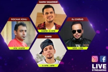 Bollyboom at Home - Rochak Kohli, Gaurav, Kambi and Dj Chirag in , 