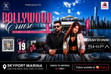 BOLLYWAVES – The End of Summer Cruise Party in New York, NY