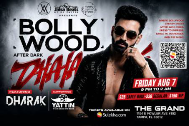 Bollywood After Dark with Dharak In Tampa