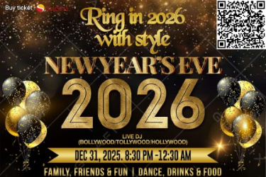 Bollywood Bash and New Year Event 2026 in Howard County, Maryland in Laurel, MD