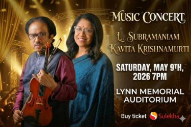 Bollywood & Beyond - Kavita Krishnamurti & Dr L Subramaniam in Lynn, MA