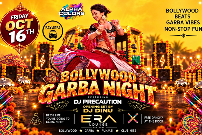 Oct 16th | Bollywood Garba Night Era San Jose | - San Francisco Indian event on Fri, Oct 16