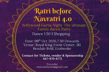 Bollywood garba- RATRI BEFORE NAVRATRI 4.0, Mississauga, ON