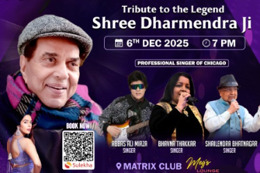 Tribute to the Legend Dharmendra Ji With Mallika SHERAWAT in Naperville, IL