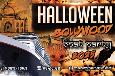 Bollywood Halloween Boat Party Vancouver 2025 | Hangover Madness