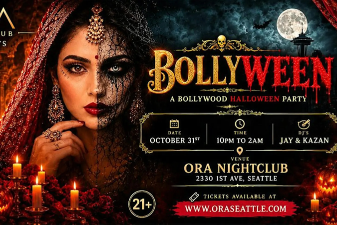 Bollywood Halloween Party In Seattle - Oct 31