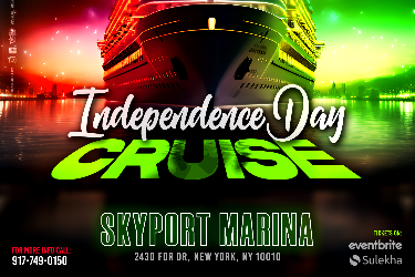 BOLLYWOOD INDEPENDENCE CRUISE PARTY AT SKYPORT MARINA