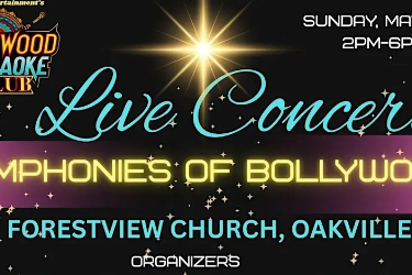 BOLLYWOOD LIVE CONCERT in Oakville, ON