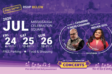 Bollywood Monster Concerts in Mississauga, ON