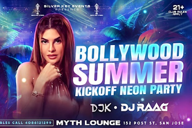 Bollywood Neon Party - Summer Kickoff | Myth - San Jose | Jun 20 in San Jose, CA