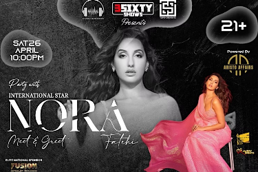 Bollywood Night With International Star Nora Fatehi With Ethnique Dance in Plano, TX