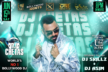 Bollywood Nights With World's No.1 Bollywood DJ - DJ CHETAS in Dallas- TX in Addison, TX